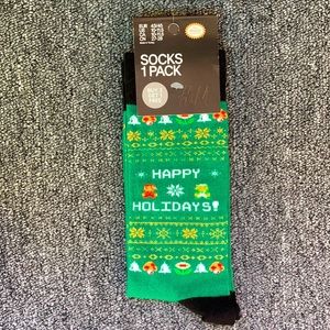 3/$20 Super Mario & Luigi Nintendo Christmas Holiday Funny Socks - Brand New